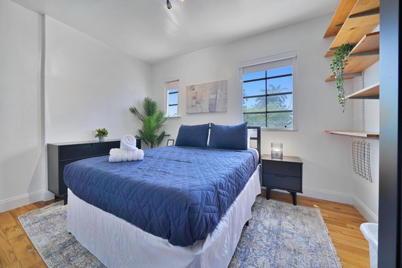 Apartamento Large & Bright Sleep Up To 8 Only 2Min From Ocean! Miami Beach Exterior foto