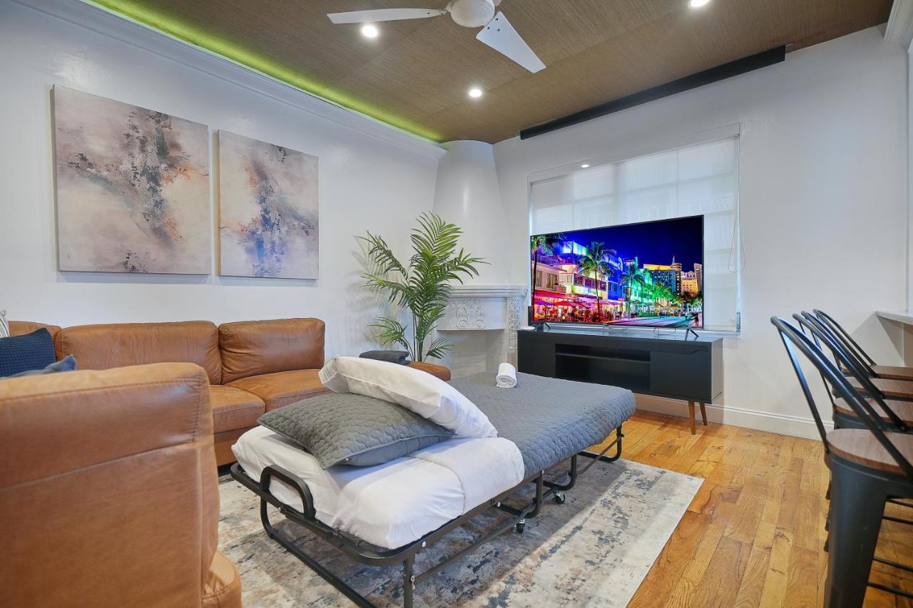 Apartamento Large & Bright Sleep Up To 8 Only 2Min From Ocean! Miami Beach Exterior foto